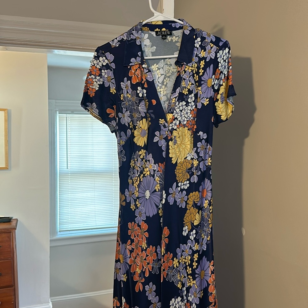Jcrew Silk Maxi Dress